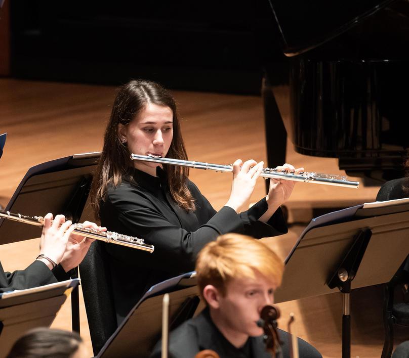 长笛 players performing in Focus Festival 2019